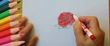 How to Draw a Rose, #YouTubeKids, how to draw easy