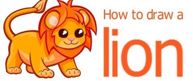 how to draw a lion, draw animals, #children, #youTubeKids  