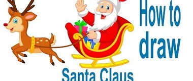 How to draw Santa Claus, New Years Drawings, #YouTubeKids, #Howtodraw, #PencilTV﻿
