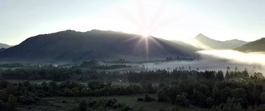 Восход солнца на Алтае