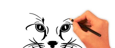 How to draw a beautiful cat, draw a cat portrait, #YouTubeKids, #Cat