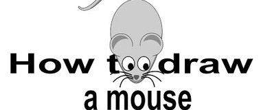 How to draw a mouse, draw animals, #Kids, #YouTubeKids, #Howtodraw 