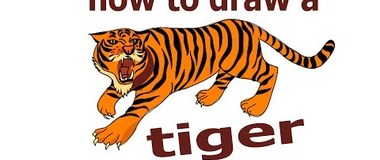 How to draw a tiger, draw animals, #children, #YouTubeKids 