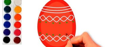How to draw a beautiful Easter egg, draw Easter egg, #YouTubeKids, #howtodraw, #Easteregg