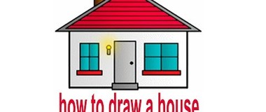 How to draw a house quickly and easily, #YouTubeKids, #Howtodraw, #Howtopaint 