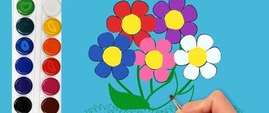 How to Draw a Beautiful and Simple Flowers, #howtodrawflowers, #YouTubeKids﻿