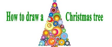 How to draw a Christmas tree, draw a Christmas tree, #YouTubeKi