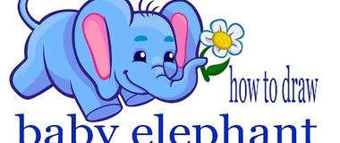 How to draw a baby elephant, #children, #YouTubeKids