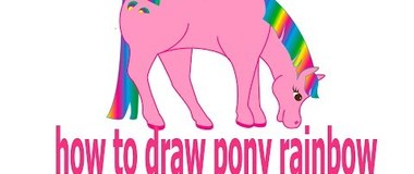 how to draw pony rainbow, draw pony, #PencilTV, #YouTubeKids