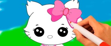 How to Draw a Cute Cat Easy, Sanrio Charmmy Kitty, #Pencil, #YouTubeKids, #howtodraw